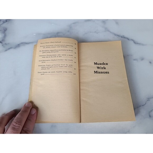 Agatha Christie Murder With Mirrors Paperback - Picture 5 of 10